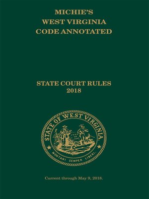 cover image of Michie's West Virginia Code Annotated